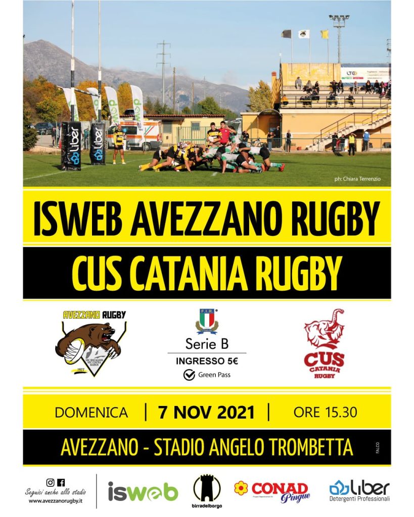 Serie B - Avezzano vs Cus Catania Rugby